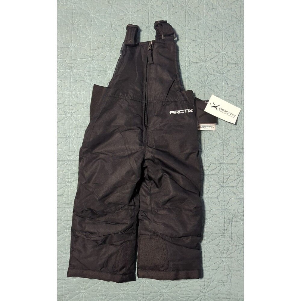 Arctix Infant/Toddler 18 Month Chest High Snow Bib Overalls, Black Insulated NWT